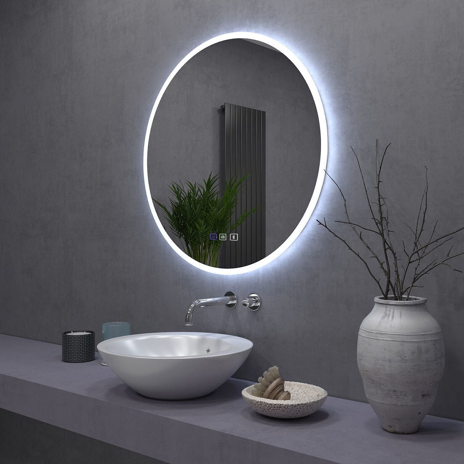 Spiegel LED BLUETOOTH FFJ 80cm  4