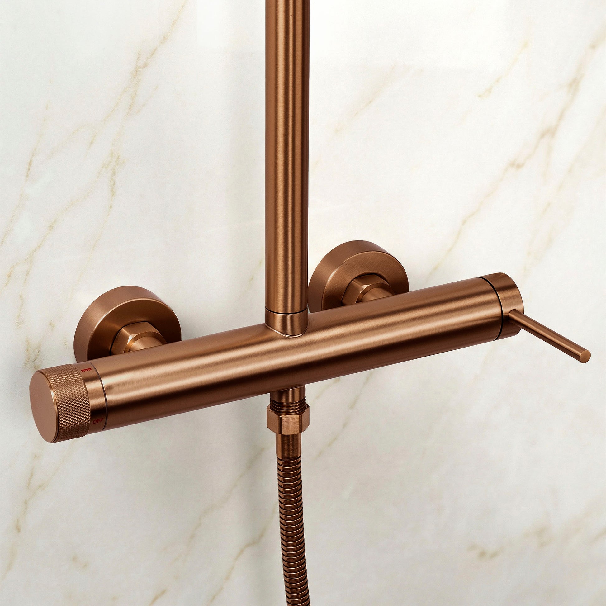 Duschgarnitur Rea Foss Clif Brush Copper  2