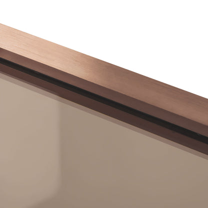 Duschkabine DIAMOND COPPER BRUSH 90x90 mit Duschwanne Diamond 3