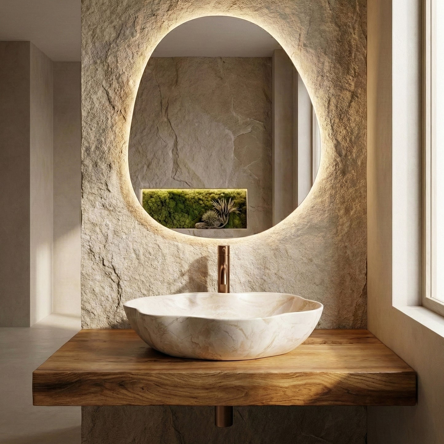 Aufsatzwaschbecken Rea Pearl Kallisto  3