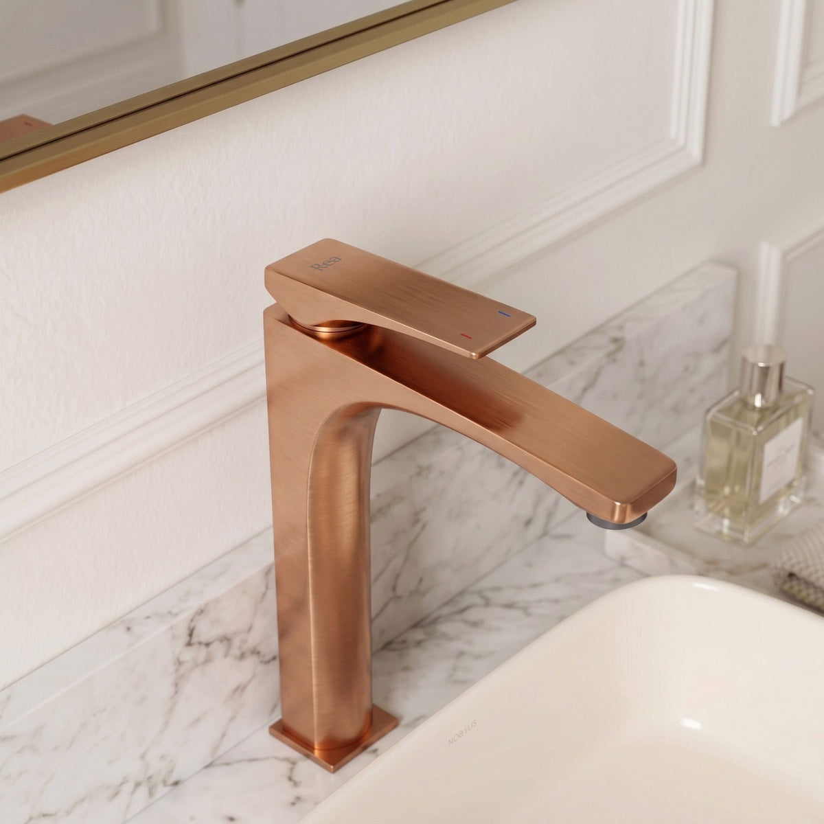 Waschbeckenarmatur PREMIUM Rea Joe Brush Copper High 6