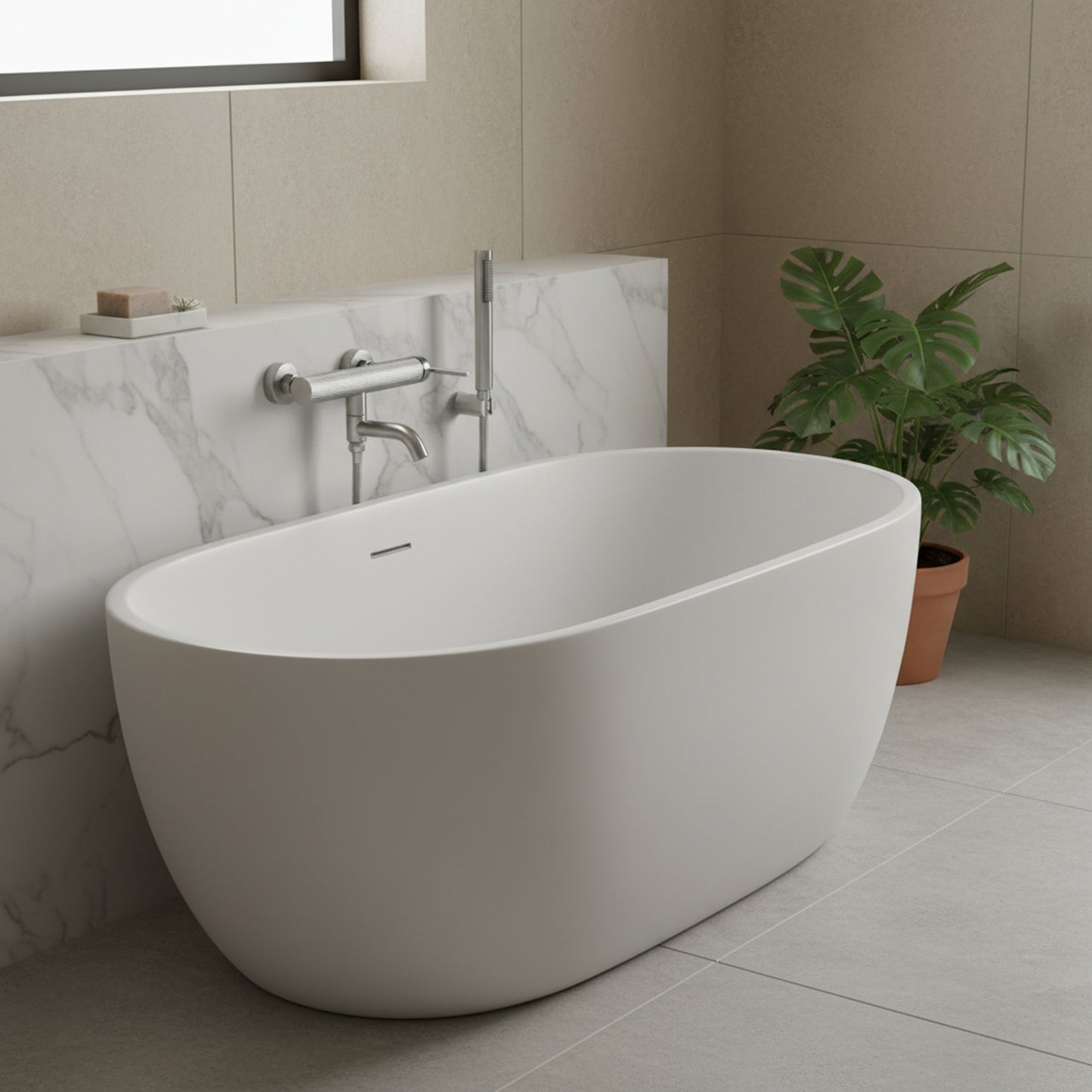 Wannenarmatur Rea Argon Brush Nickel  9