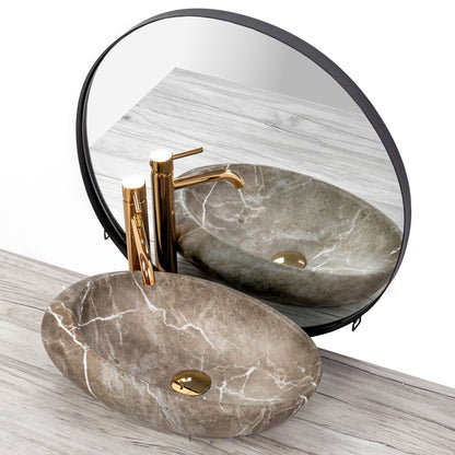 Aufsatzwaschbecken Rea Roxy B Stone NATURE 2