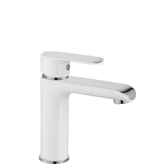 Waschbeckenarmatur REA Bloom White Chrom Low  1