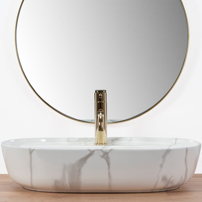 Aufsatzwaschbecken REA Aura 61 Marmo Shiny  5