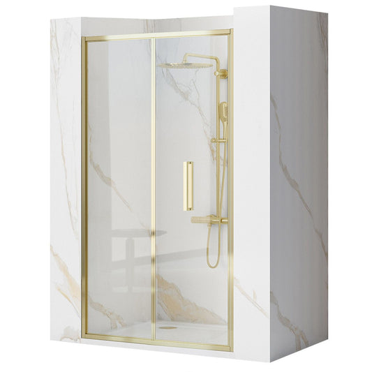 Duschtür REA Rapid Fold 100 Gold 1