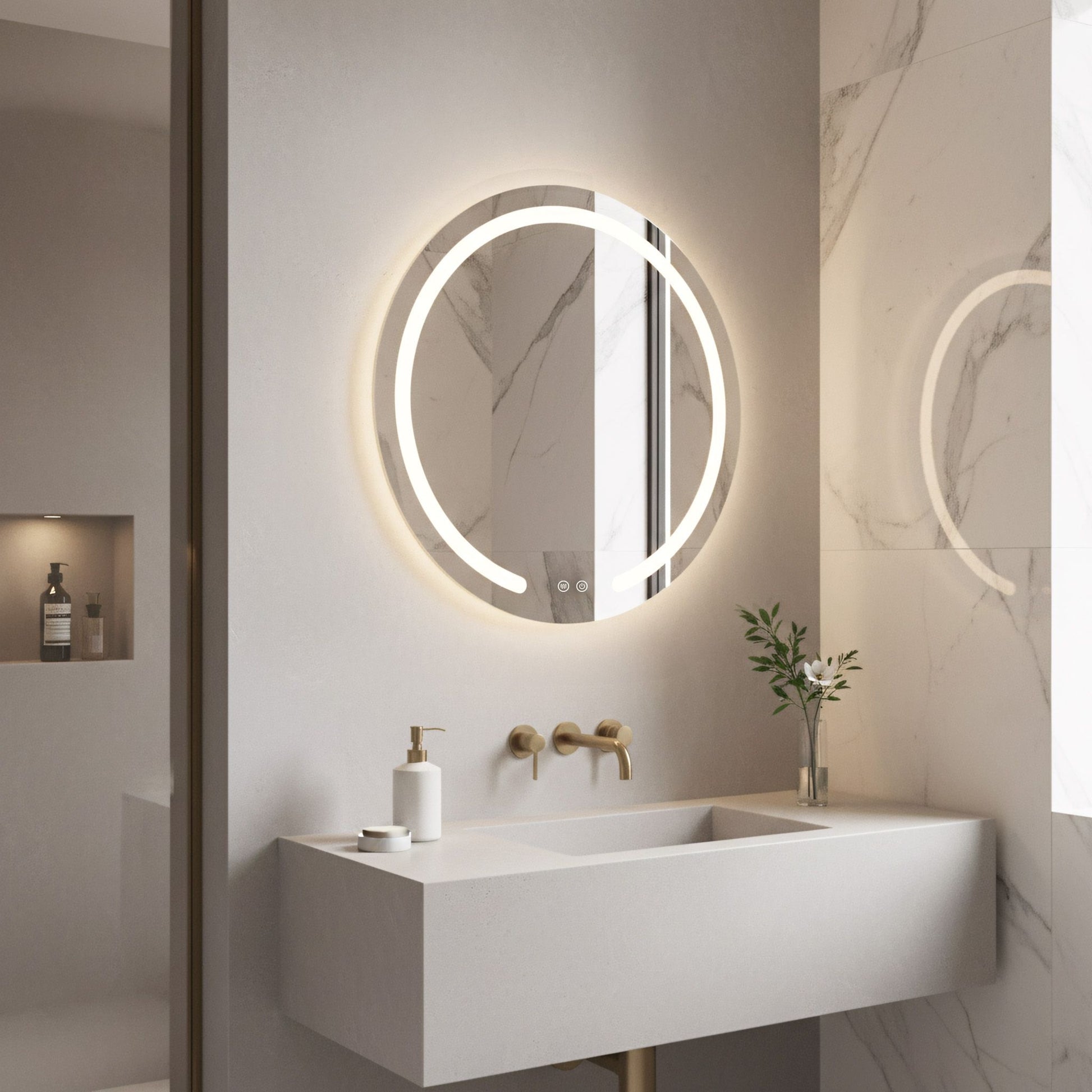 Spiegel LED 50cm Modern  3