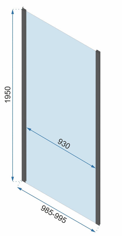 Duschkabine Rapid Slide Gold 140 x 90 13