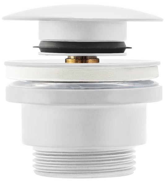 Waschbeckenstöpsel universal click-clack Rea white 1