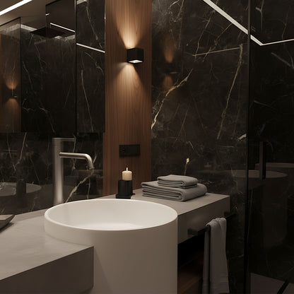 Waschbeckenarmatur Rea Foster Brush Nickel High  8