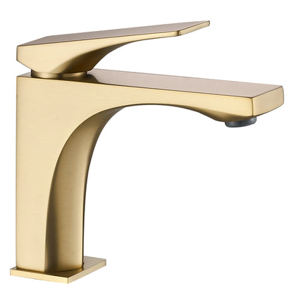 Waschbeckenarmatur Rea Joe Brush Gold Low  5