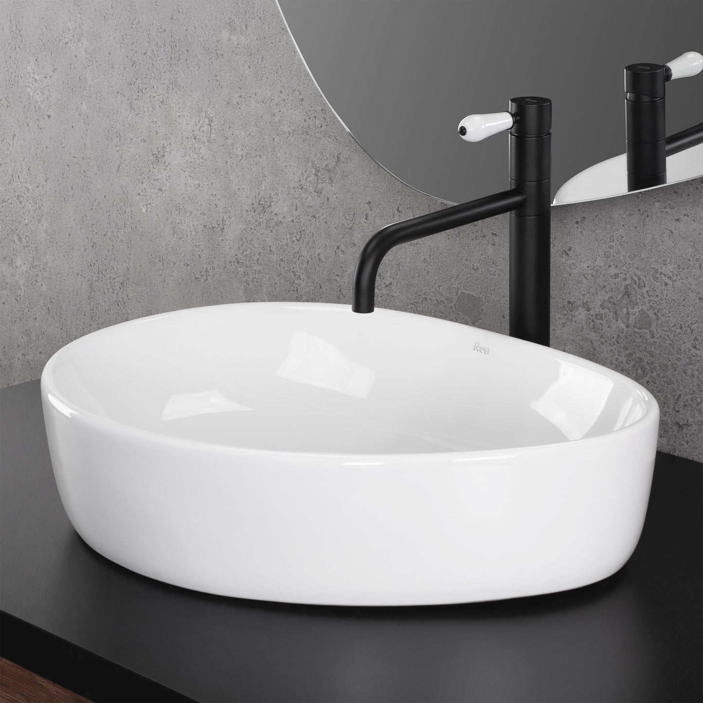 Aufsatzwaschbecken REA VANILA  3