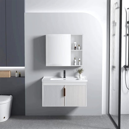 Badezimmermöbel-set Mit Waschbecken Astor 60cm White  1