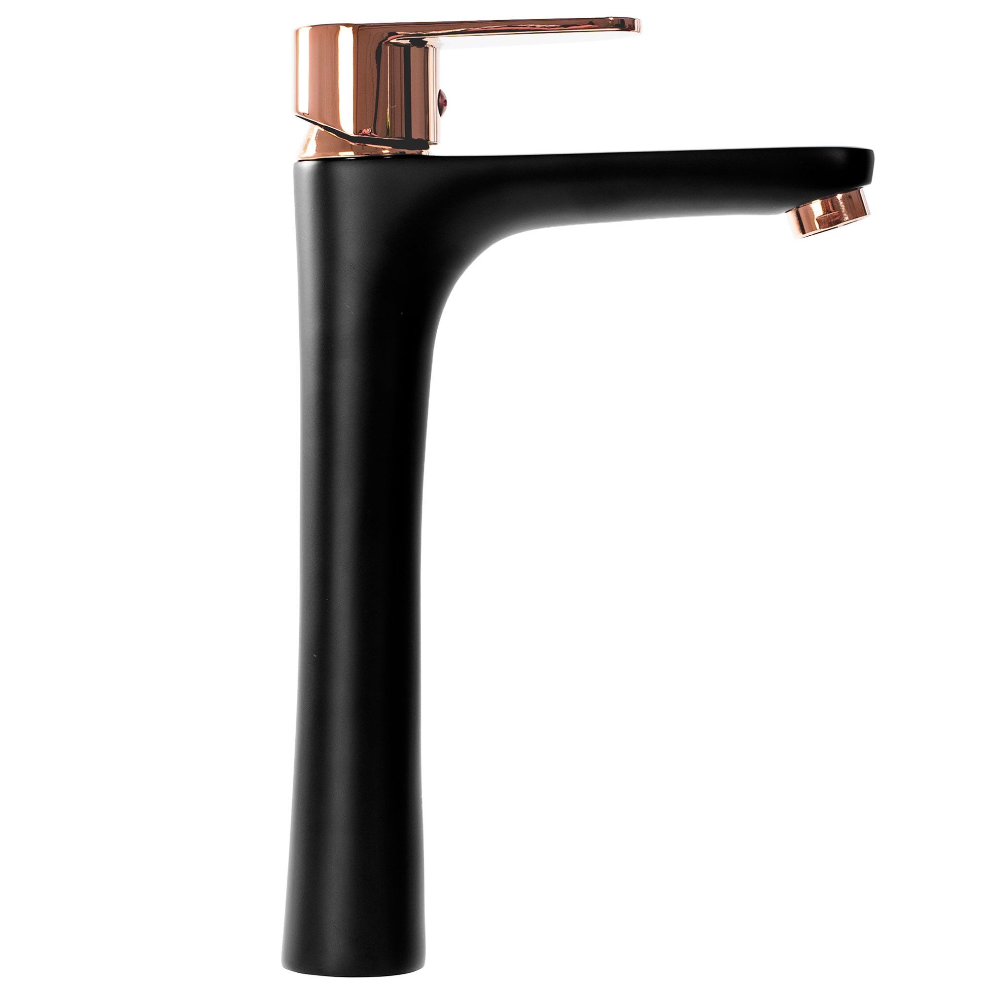 Waschbeckenarmatur  REA MILD Black Rose-Gold High  2