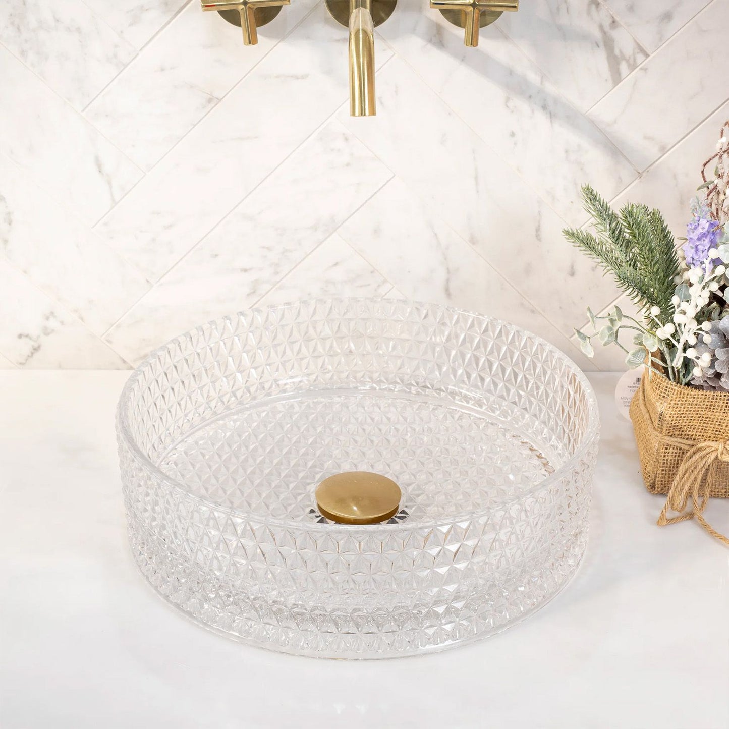 Aufsatzwaschbecken Rea Cristal Transparent  6