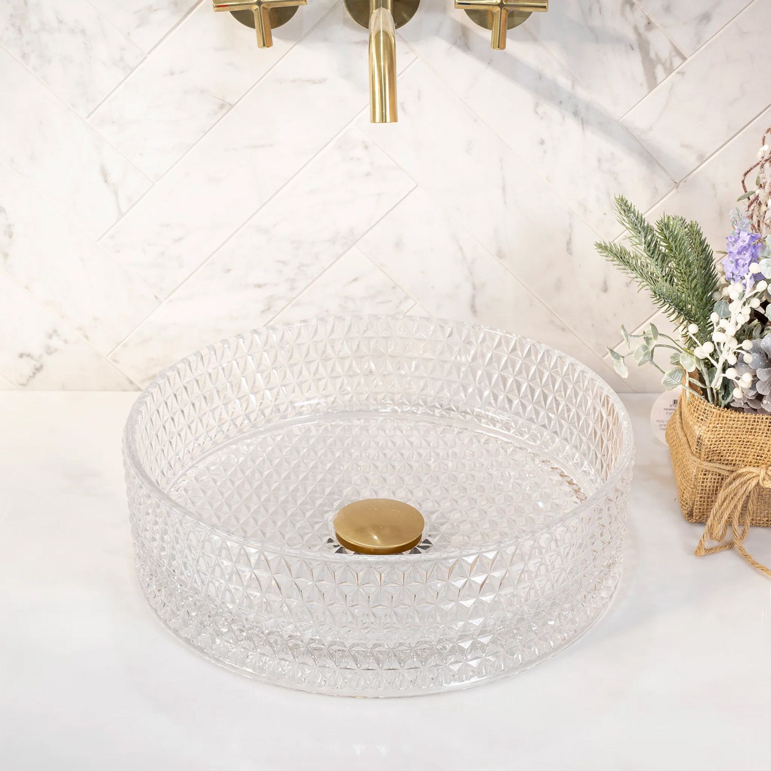 Aufsatzwaschbecken Rea Cristal Transparent  6