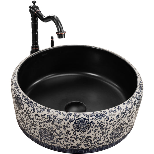 Aufsatzwaschbecken REA Florisa Black Matt  1