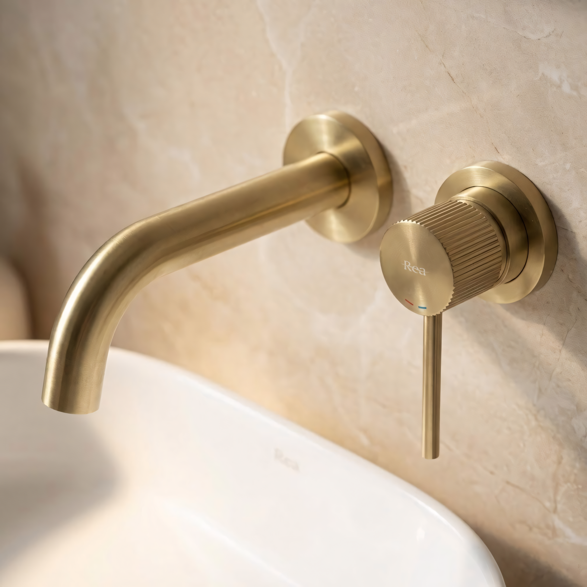 Unterputz Armatur Rea  Lungo Stripe Brush Gold  3