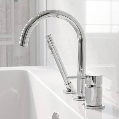 3-Loch-Badewannenarmatur Rea Lungo Chrome 2
