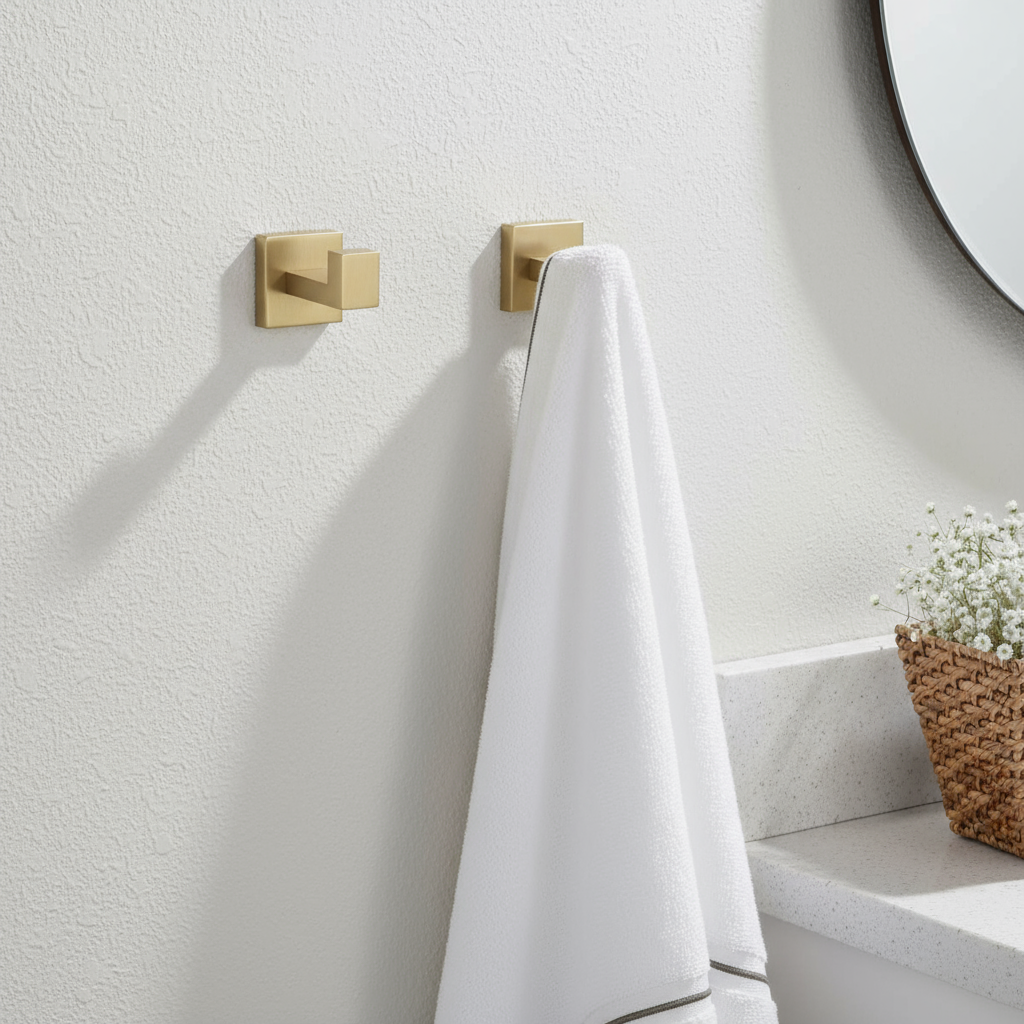 Badezimmer-accessoire-set Rio Brush Gold 4-teilig  3