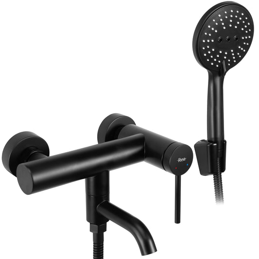 Wannenarmatur REA Clif Black  1