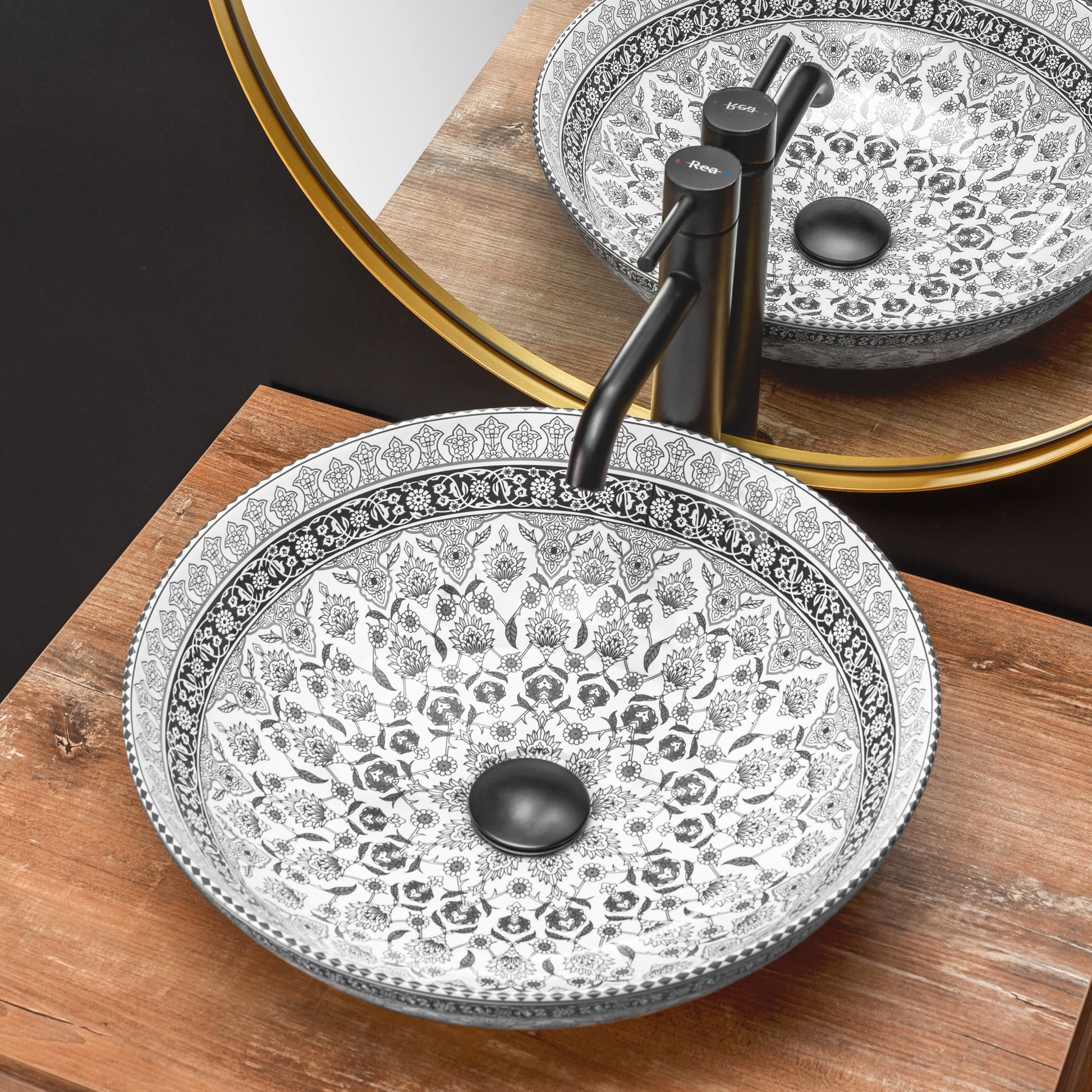 Aufsatzwaschbecken Rea Arte dark grey  4