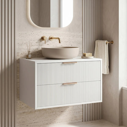 Waschtischunterschrank Rea Mono 80cm White  1