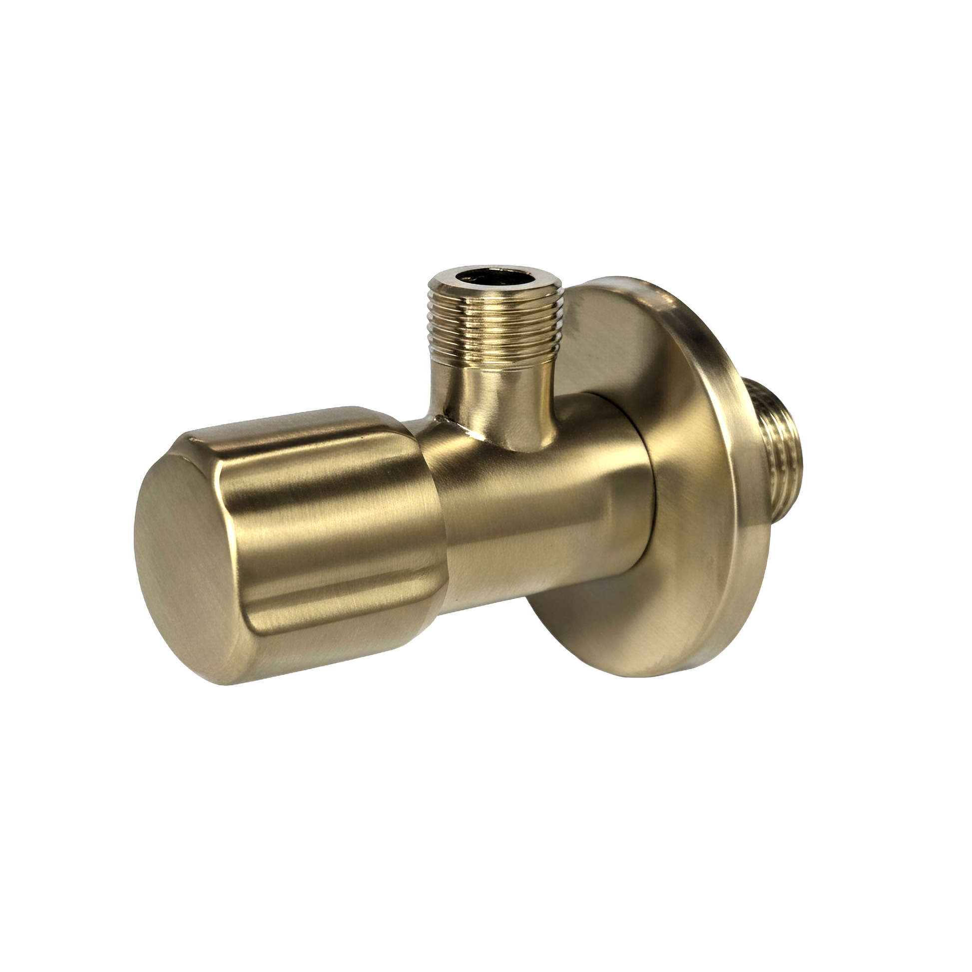 Eckventil 02  1/2" x 3/8" Brush Gold  2