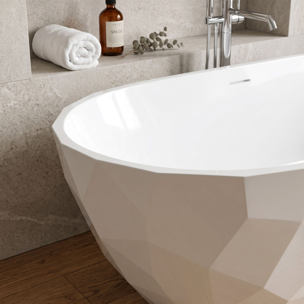 Freistehende Badewanne Rea Celia 170 9