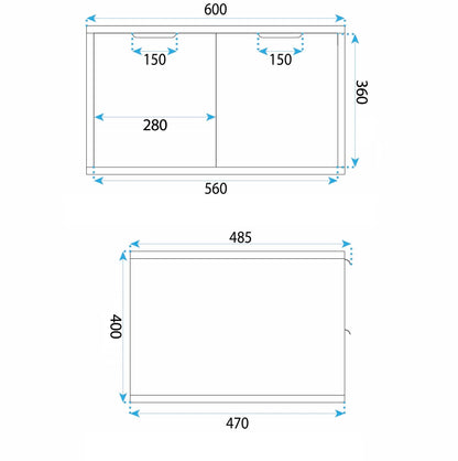 Waschtischunterschrank Rea Core 60cm White  10