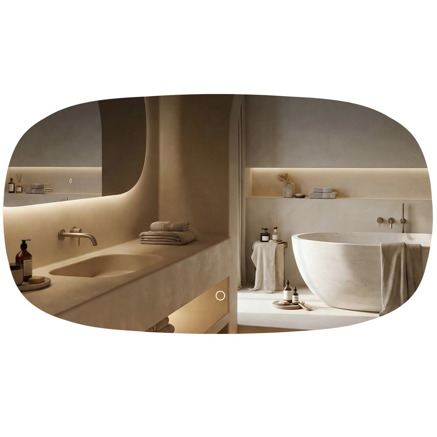 Spiegel LED 100x60cm TOP-4  10