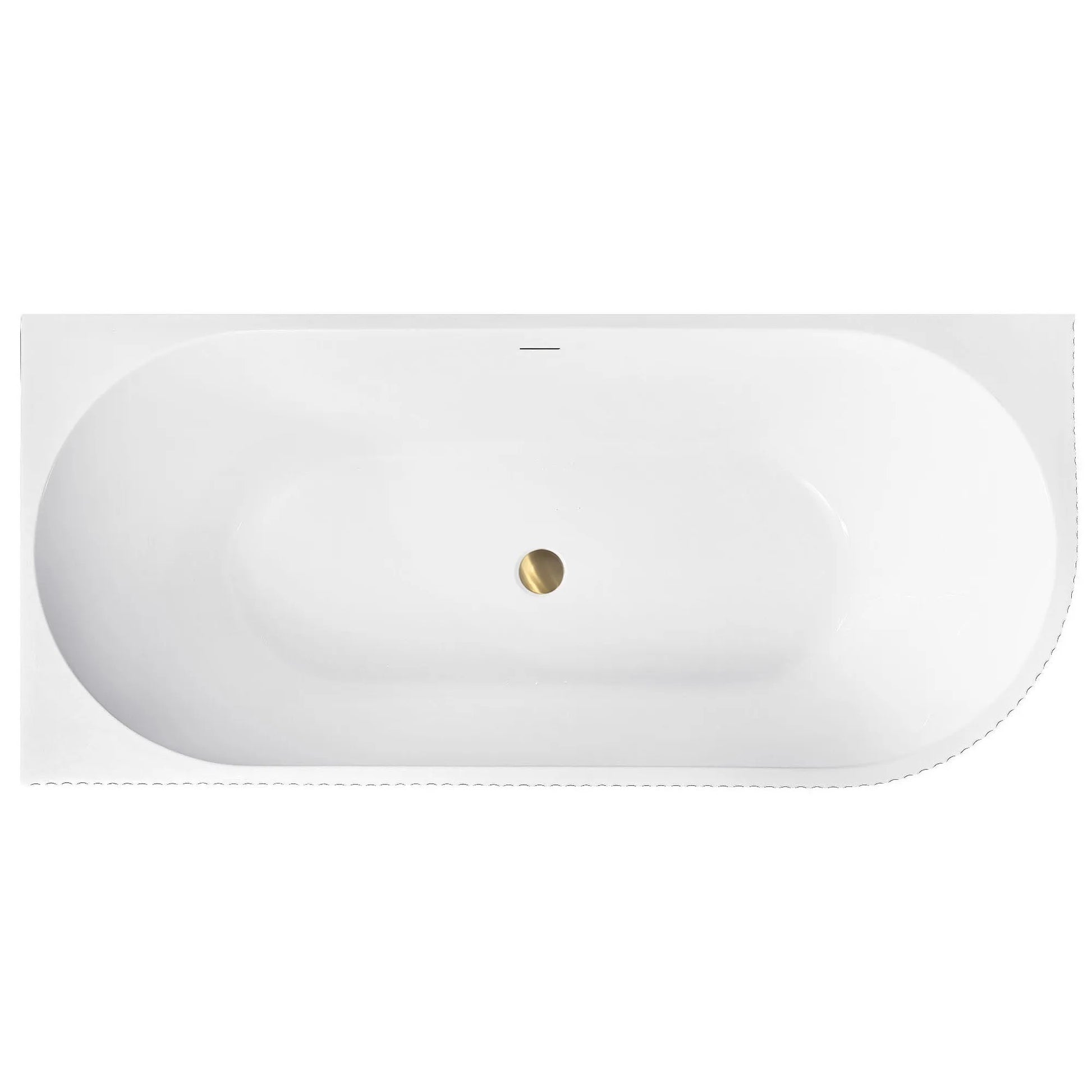 Acryl Eckbadewanne WENUS LEFT 170cm Gebürstete Kupfer Stöpselabdeckung 10