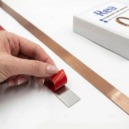 Selbstklebende Zierleiste Rea P14454A 2cm Brush Copper 10