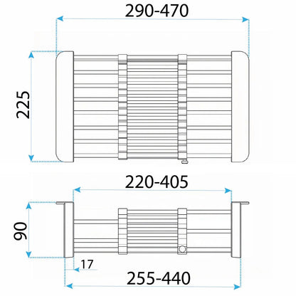 Teleskop-Abtropfständer Für Spüle REA P14487A Grey 10