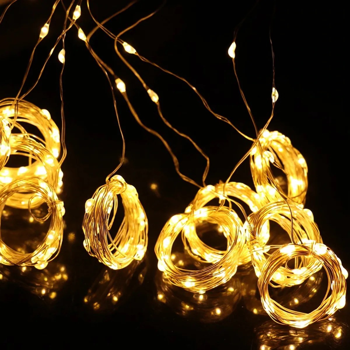 Lichterkette LED 300 Stk 3x3m Warm Lichtfarbe 10