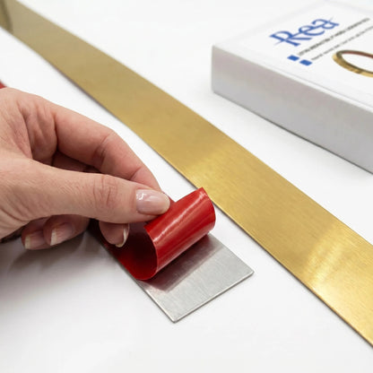 Selbstklebende Zierleiste Rea P14454CA 3,8cm Brush Gold 10