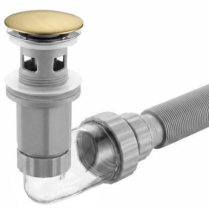 Waschbecken-Siphon Klik-Klak Universal REA Flow Brush  Gold  10