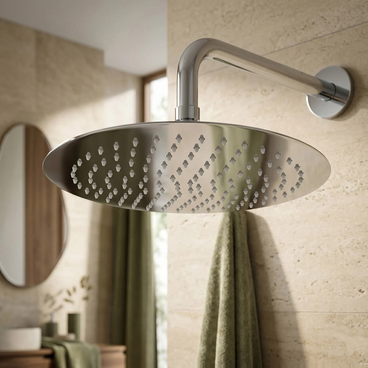 Runde Regendusche REA JS-P014 30cm Chrome 10