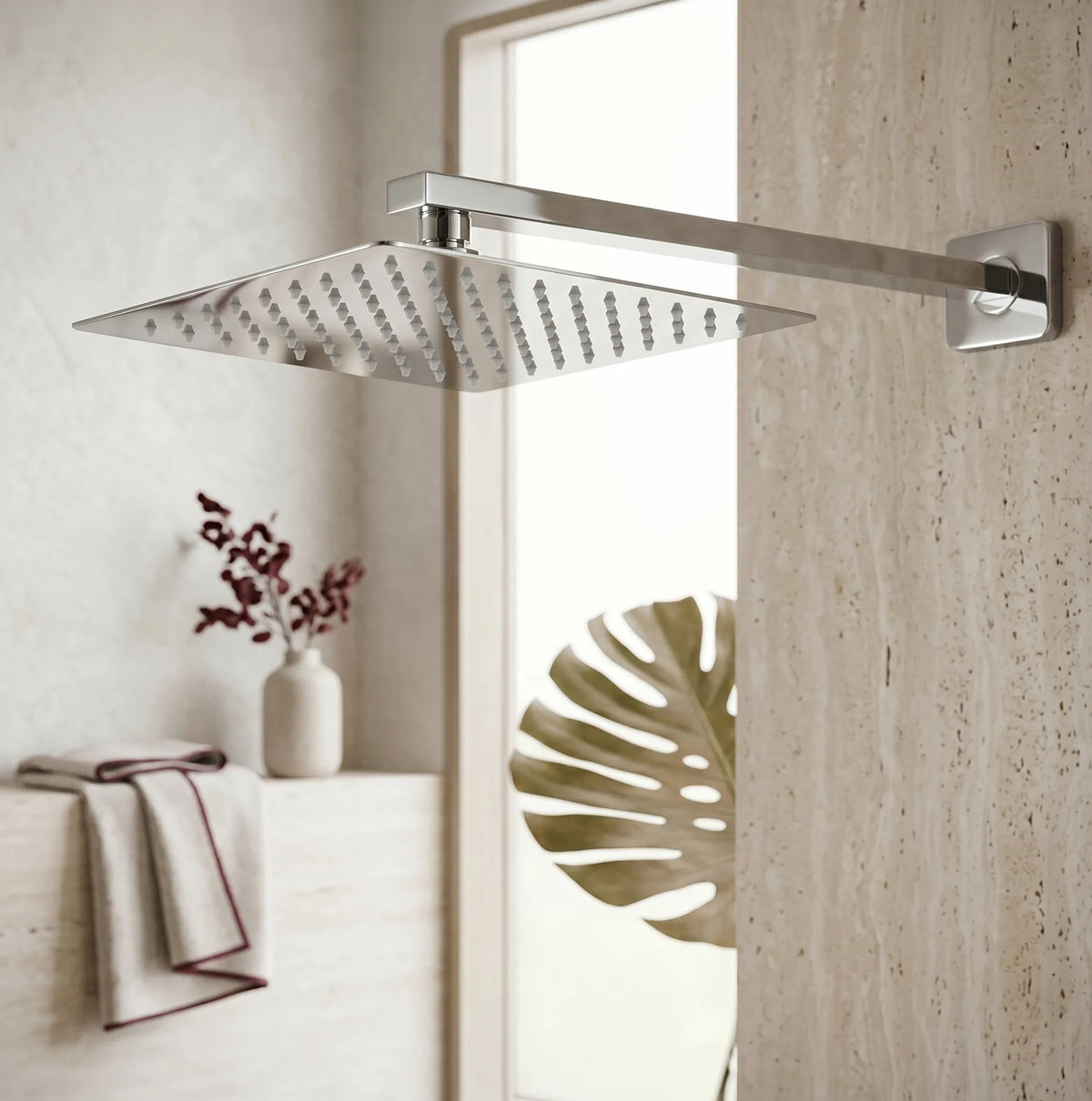 Quadratische Regendusche REA JS-P015 25cm Chrome 10