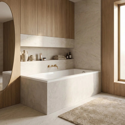Acryl-Einbaubadewanne Rea Prima 140 10