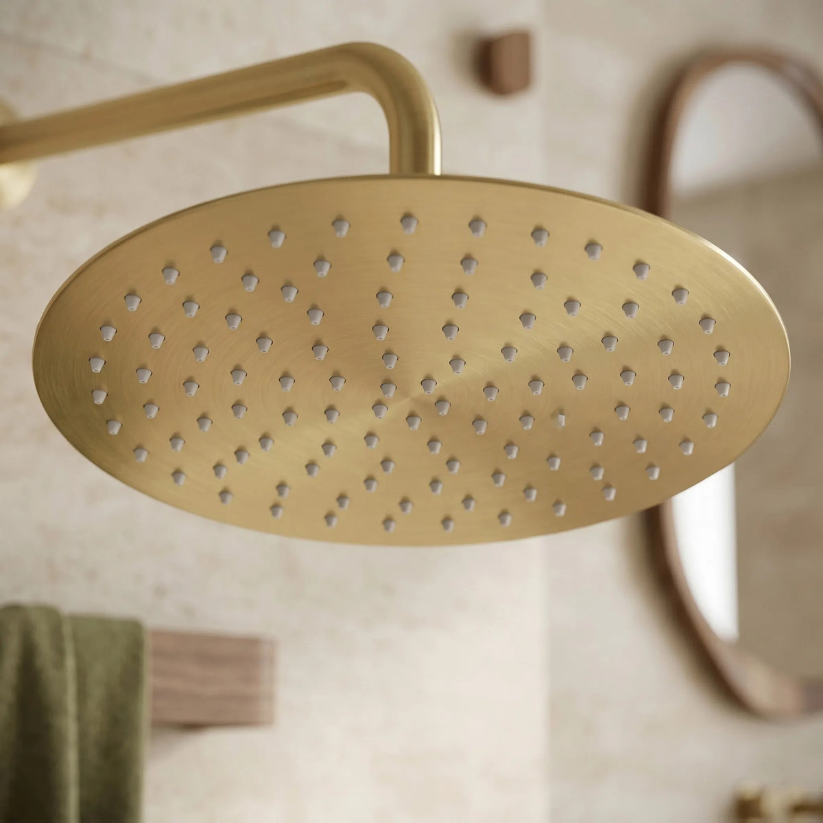 Runde Regendusche REA JS-P014BG 30cm Brush Gold 10