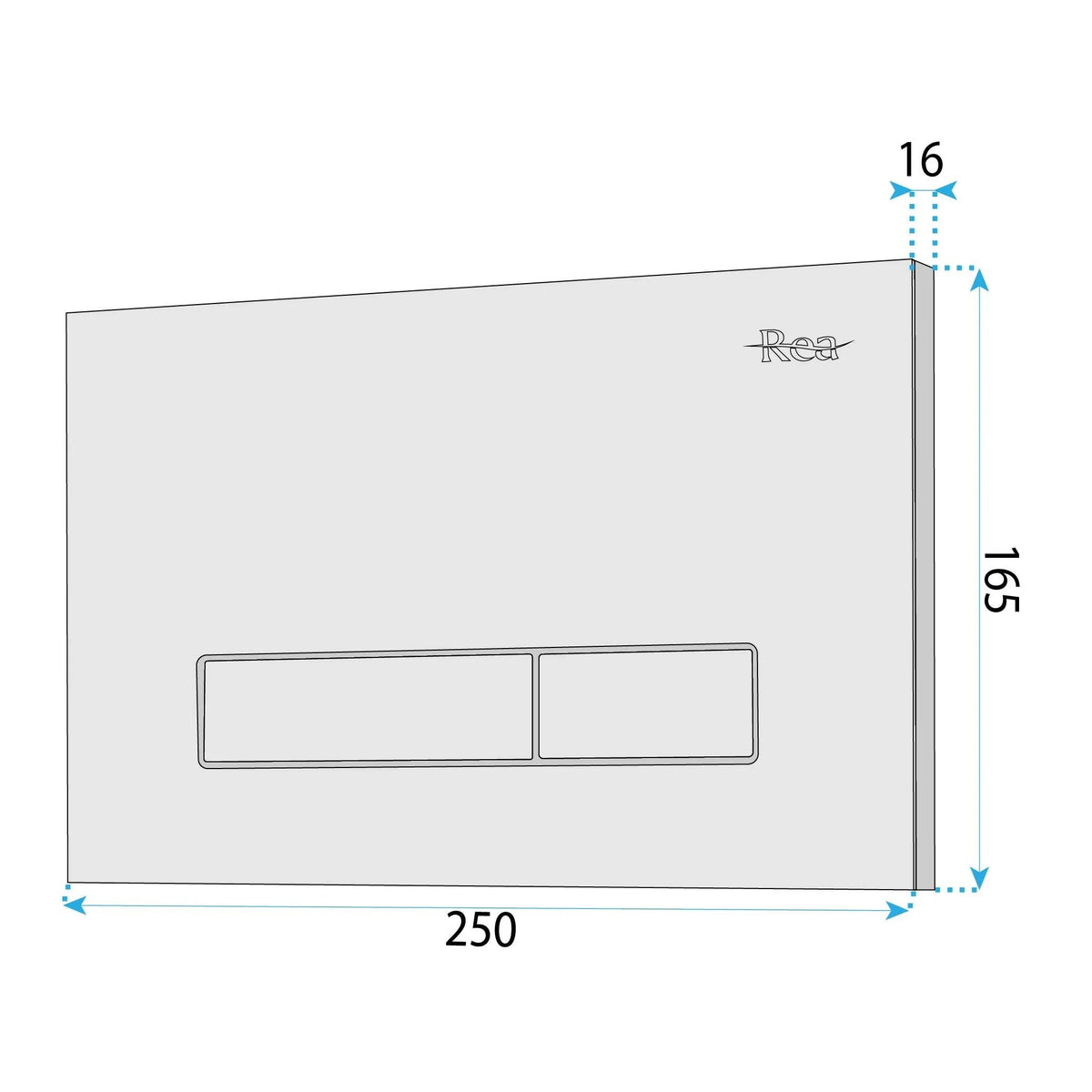 Drückplatte Rea HD K011A-Q Und Slim 024N Black 10