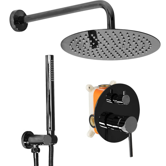 Unterputz Duschset REA Lungo Black Metallic + BOX  1