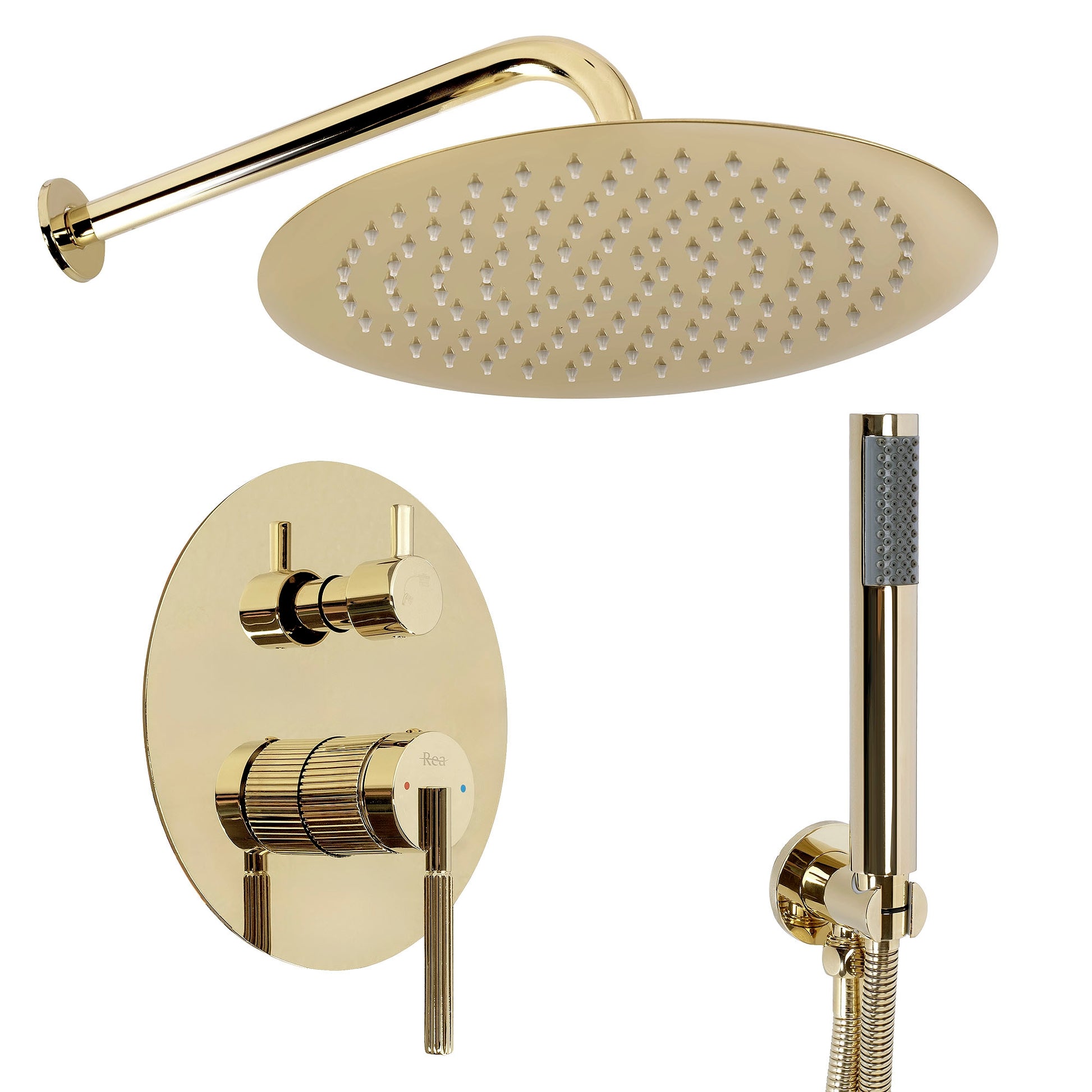Unterputz Duschset Rea Argon Gold + BOX  1