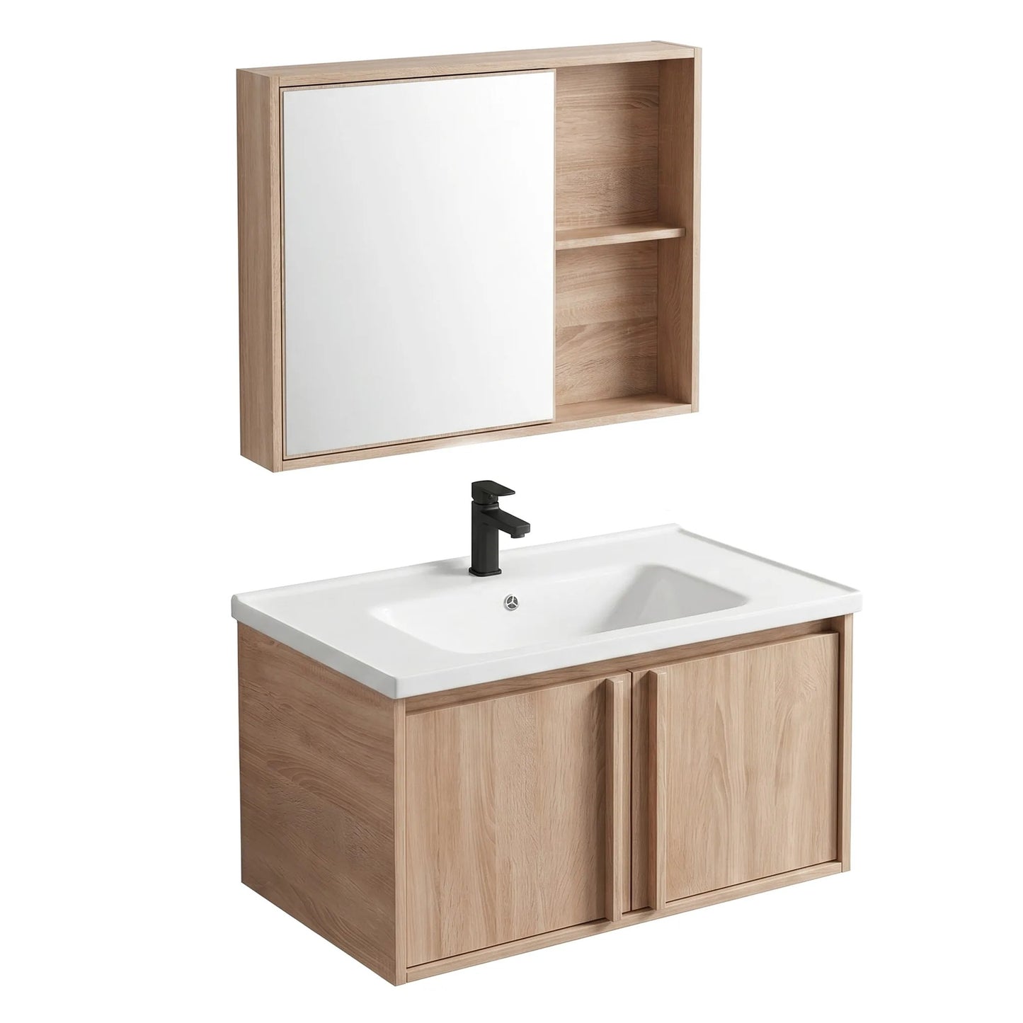 Badezimmermöbel-Set mit Waschbecken Gama T25023 BXM 80CM  11