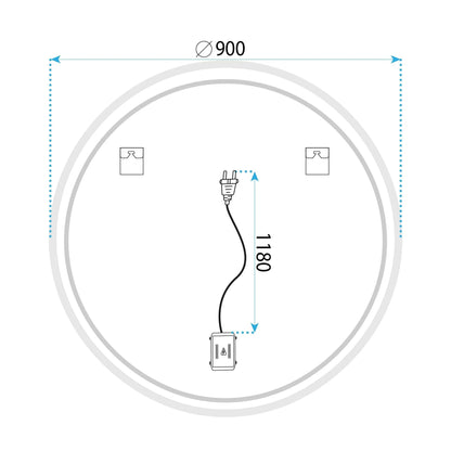 Spiegel LED 90cm FFJ90  11