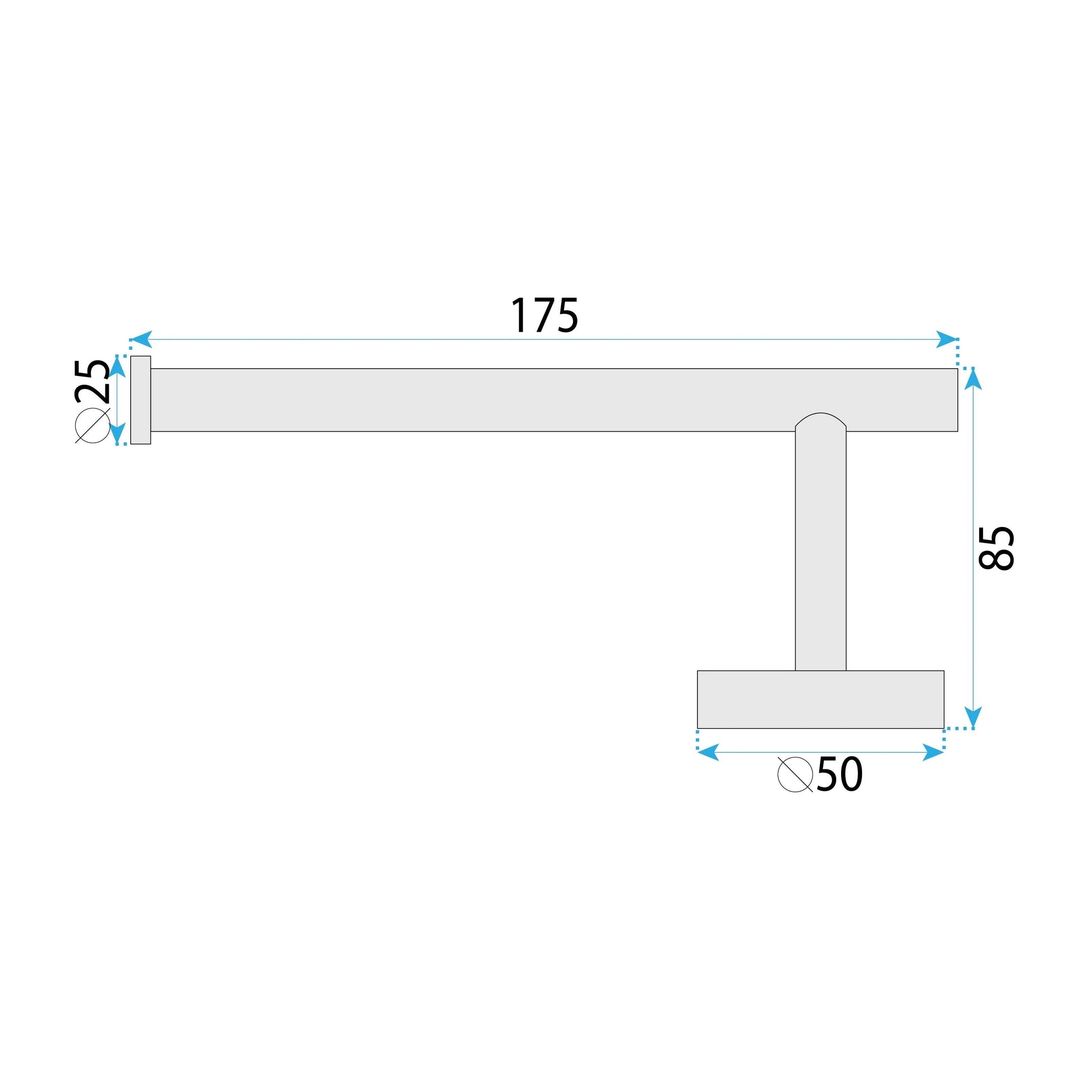 Halter für Toilettenpapier 6611 Modern Copper  11