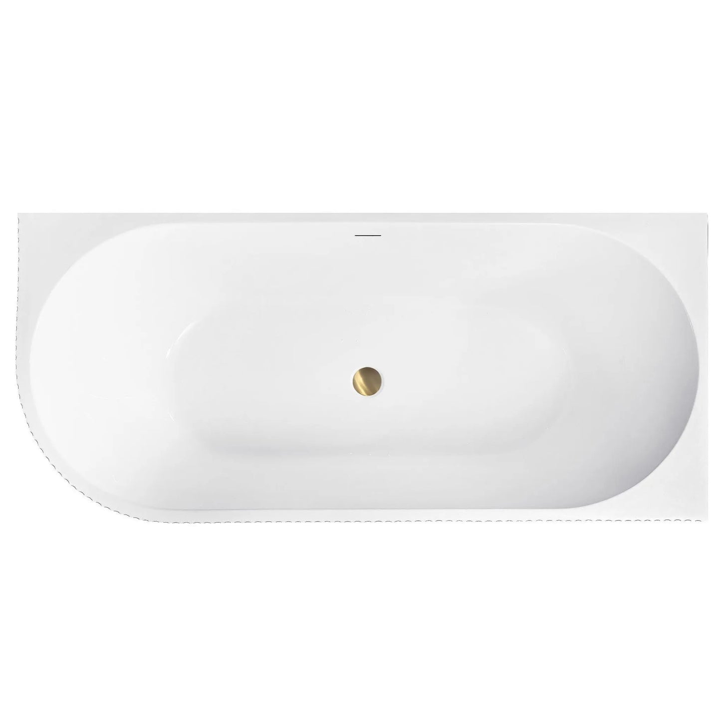 Acryl Eckbadewanne WENUS RIGHT 170 Gebürstete Kupfer Stöpselabdeckung 11