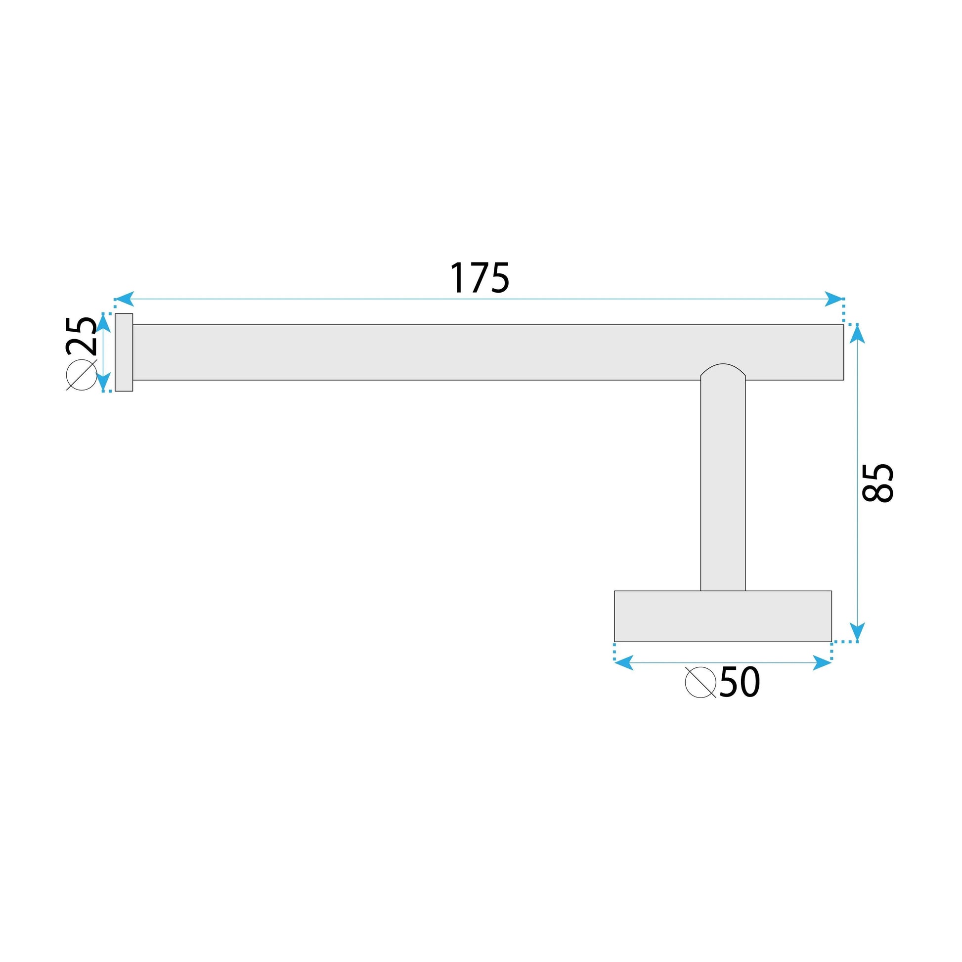 Halter für Toilettenpapier 6611 Modern Copper  11