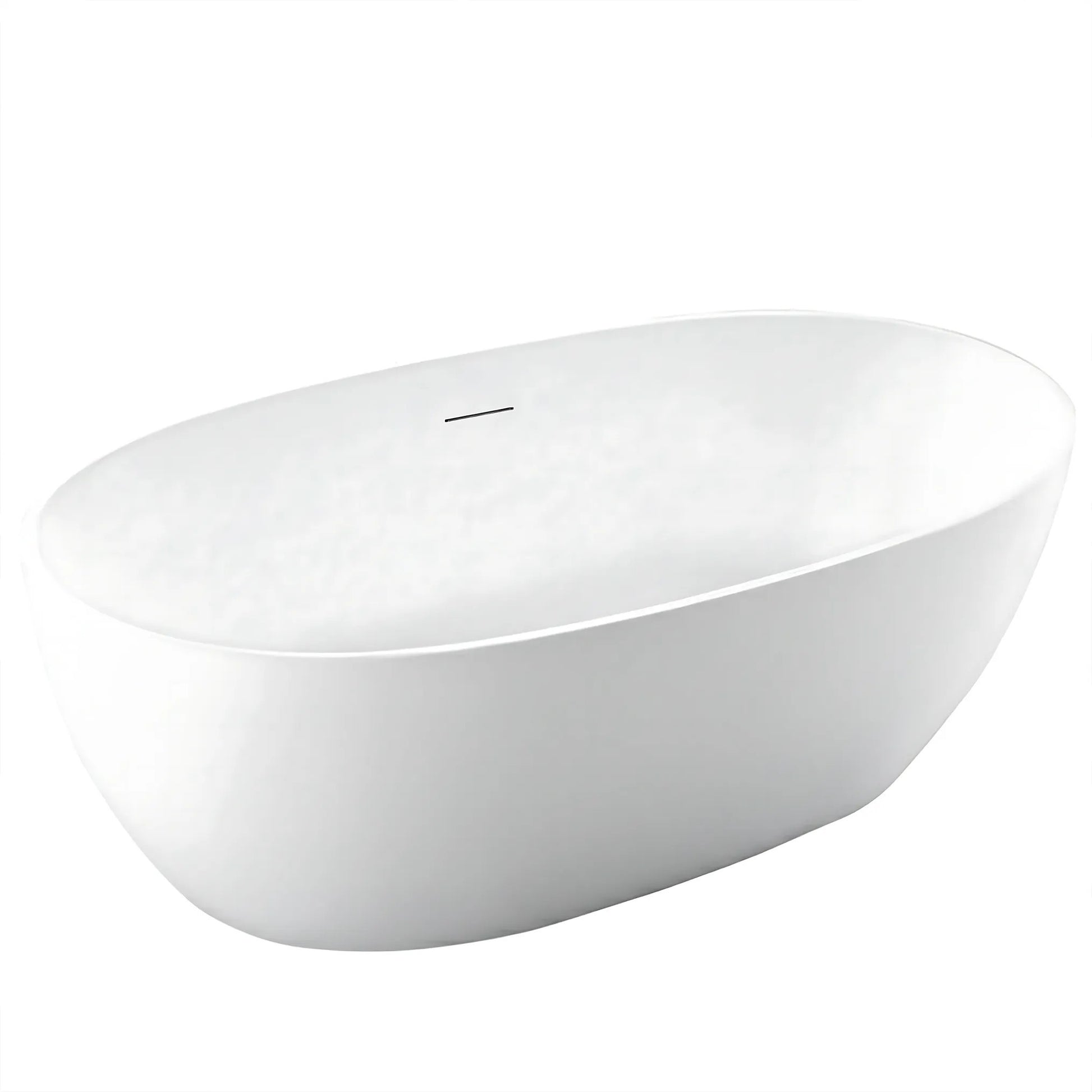 Freistehende Acrylbadewanne ROMA  170 Gebürstete Kupfer Stöpselabdeckung 11